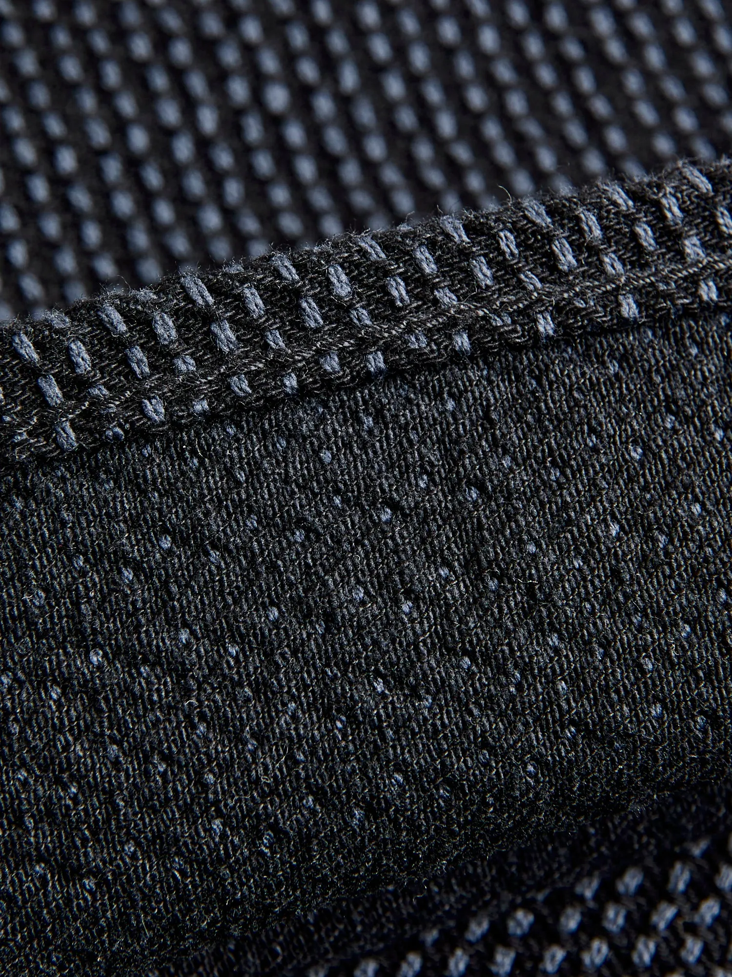 1170-2-BK Grey Black Sashiko Denim - Relaxed Tapered Fit