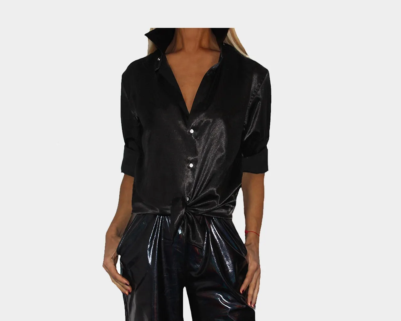 33 Black long Sleeve Dress Shirt - The Park Avenue