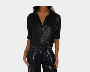 33 Black long Sleeve Dress Shirt - The Park Avenue