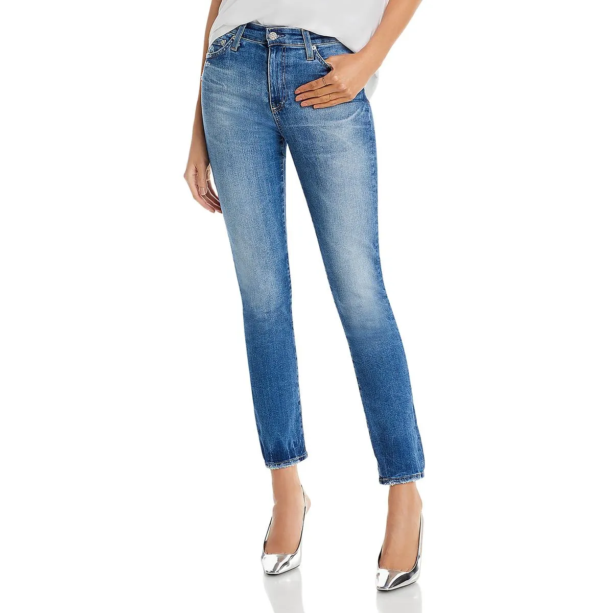 AG Adriano Goldschmied Womens Mari Denim High Rise Bootcut Jeans