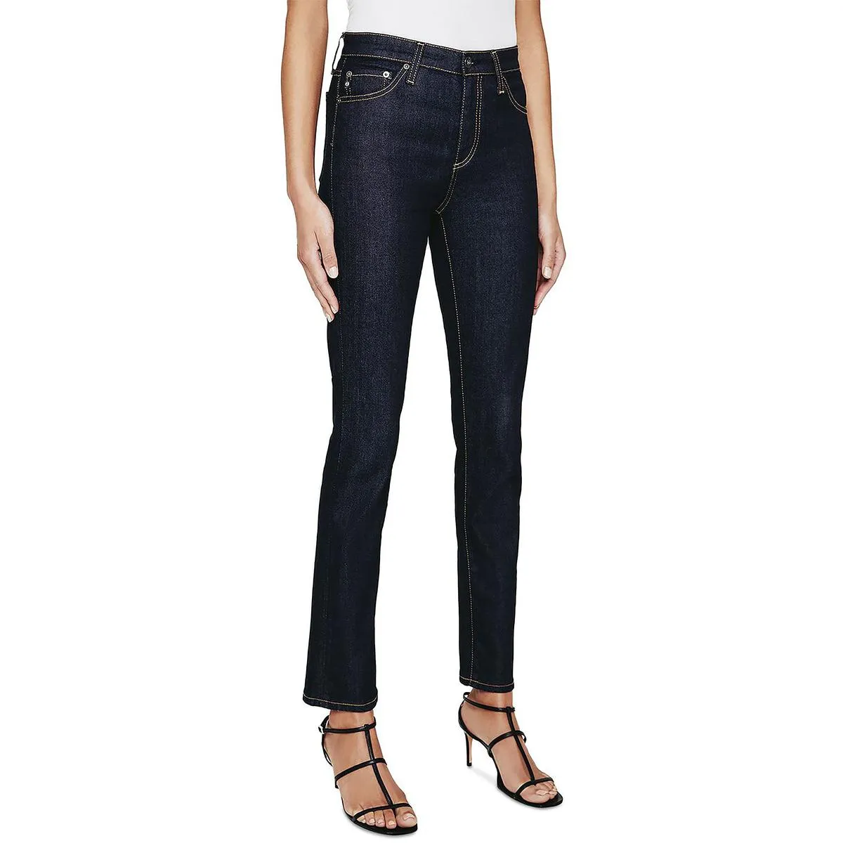 AG Adriano Goldschmied Womens Mari Denim High Rise Bootcut Jeans
