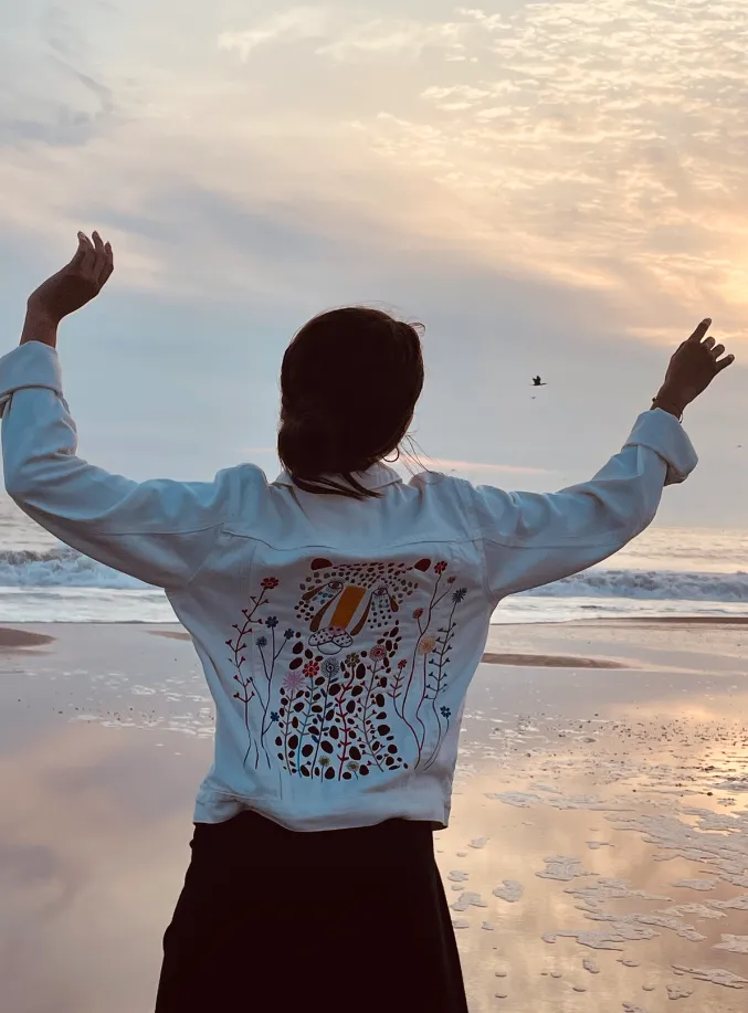 AGUSTINA - EMBROIDERED PUMA COLCA JACKET// PRE ORDERS!!!