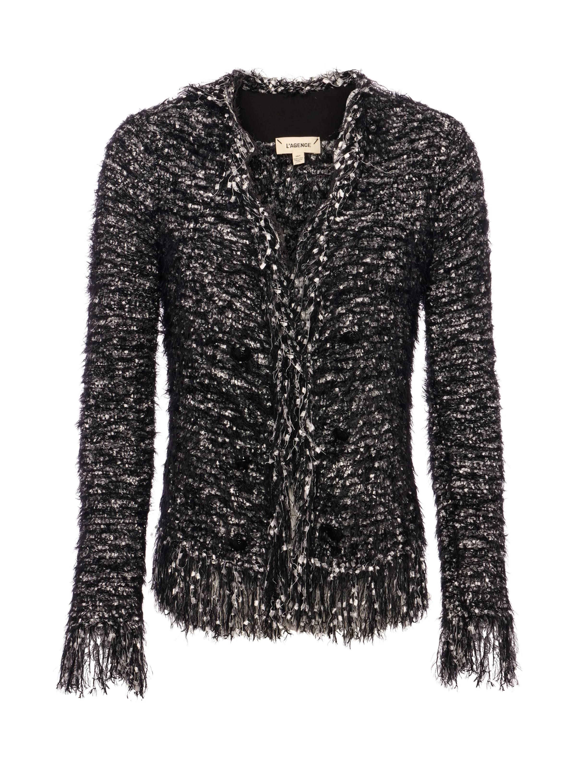 Azure Fringe Cardigan Blazer