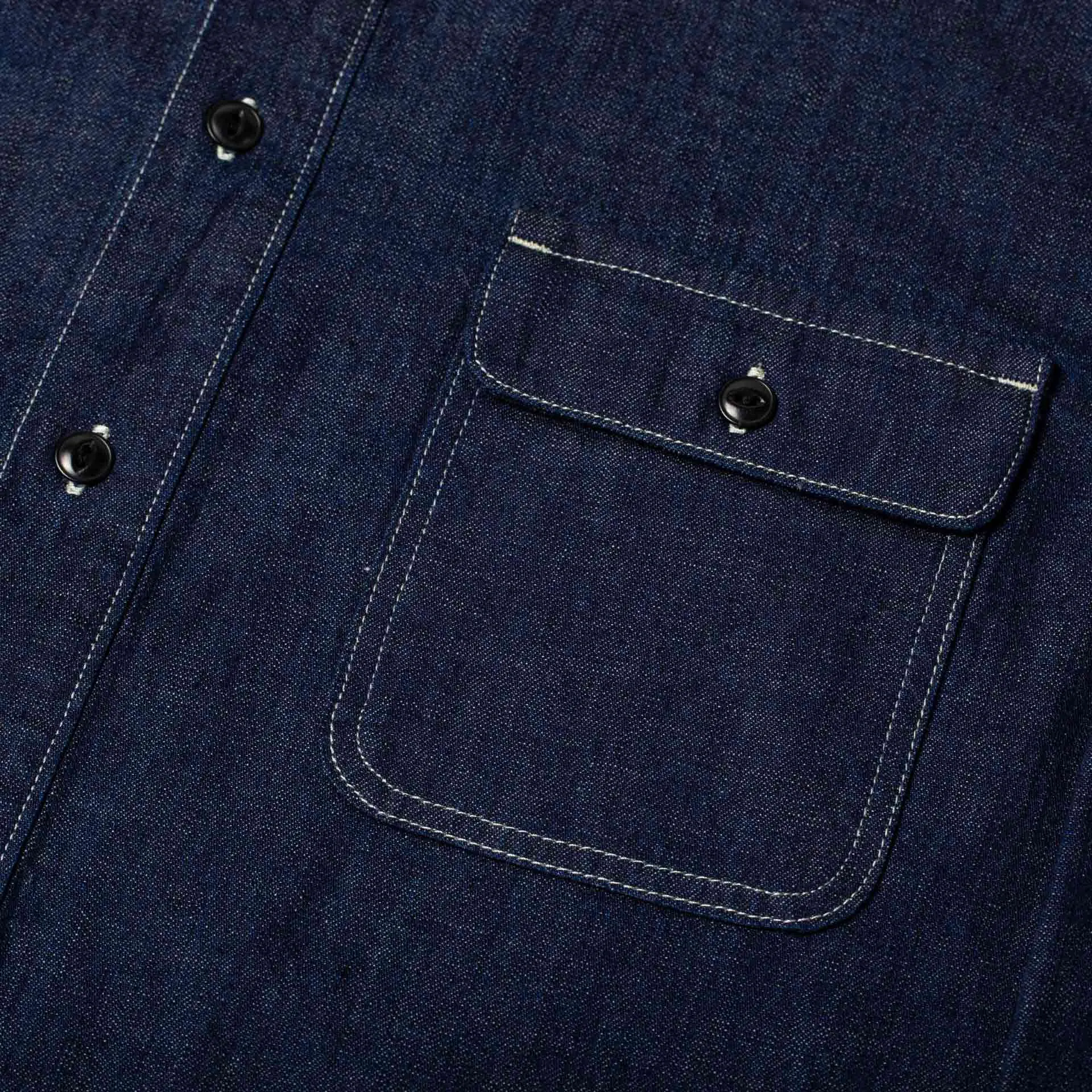BWS-01 WORK SHIRT 8 oz. tinted denim