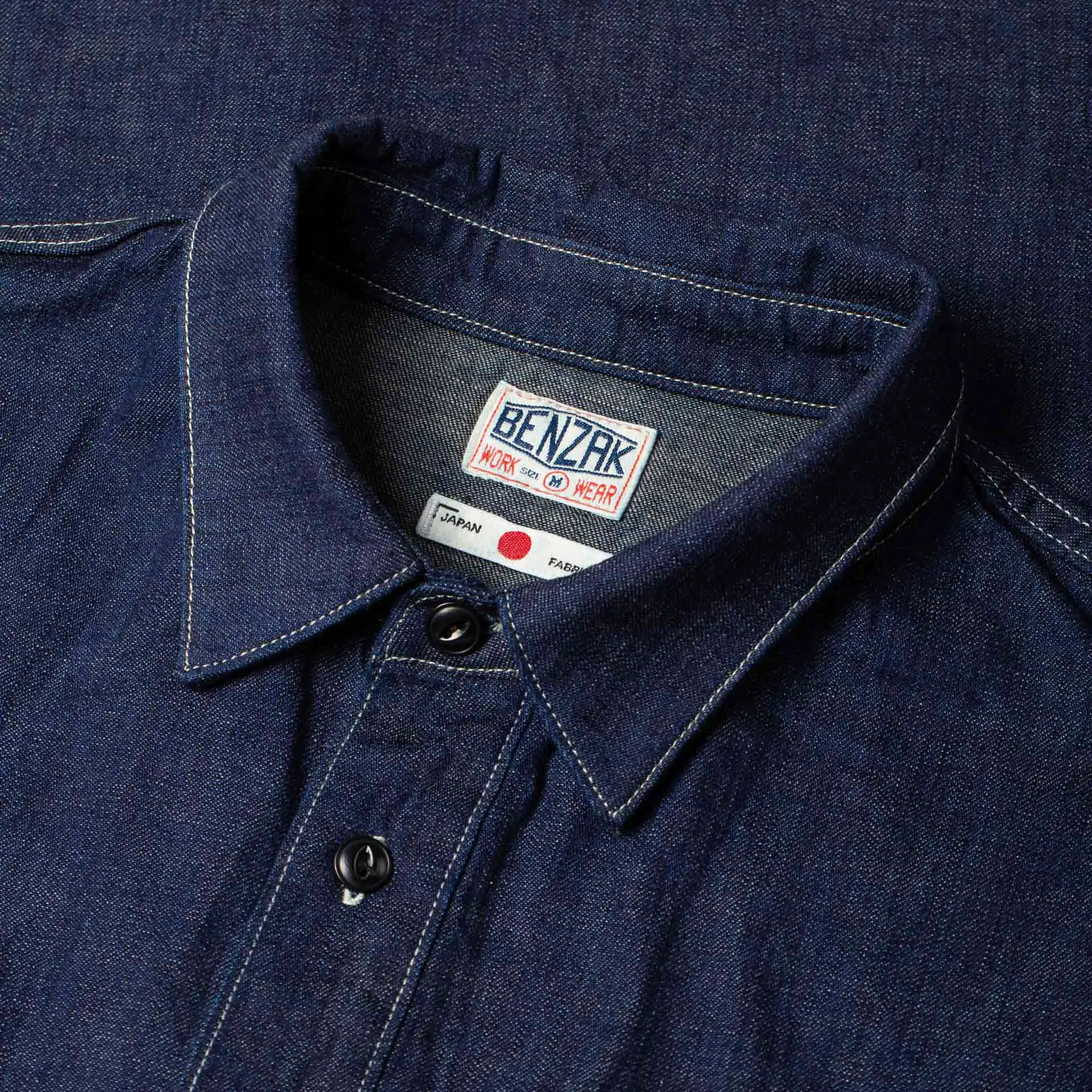 BWS-01 WORK SHIRT 8 oz. tinted denim