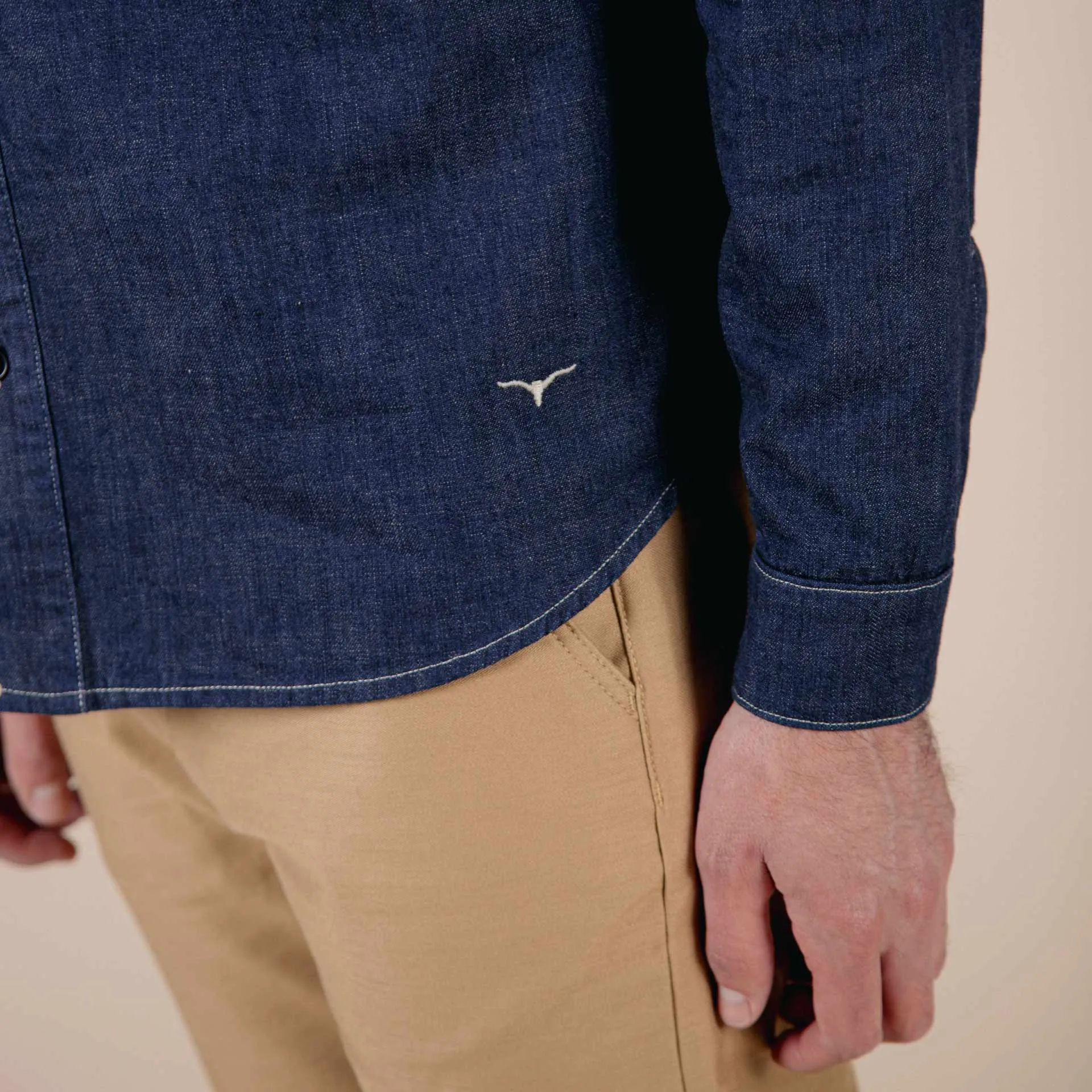 BWS-01 WORK SHIRT 8 oz. tinted denim
