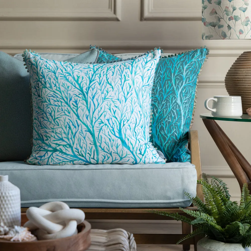 Coressa Printed Cushion Glacier