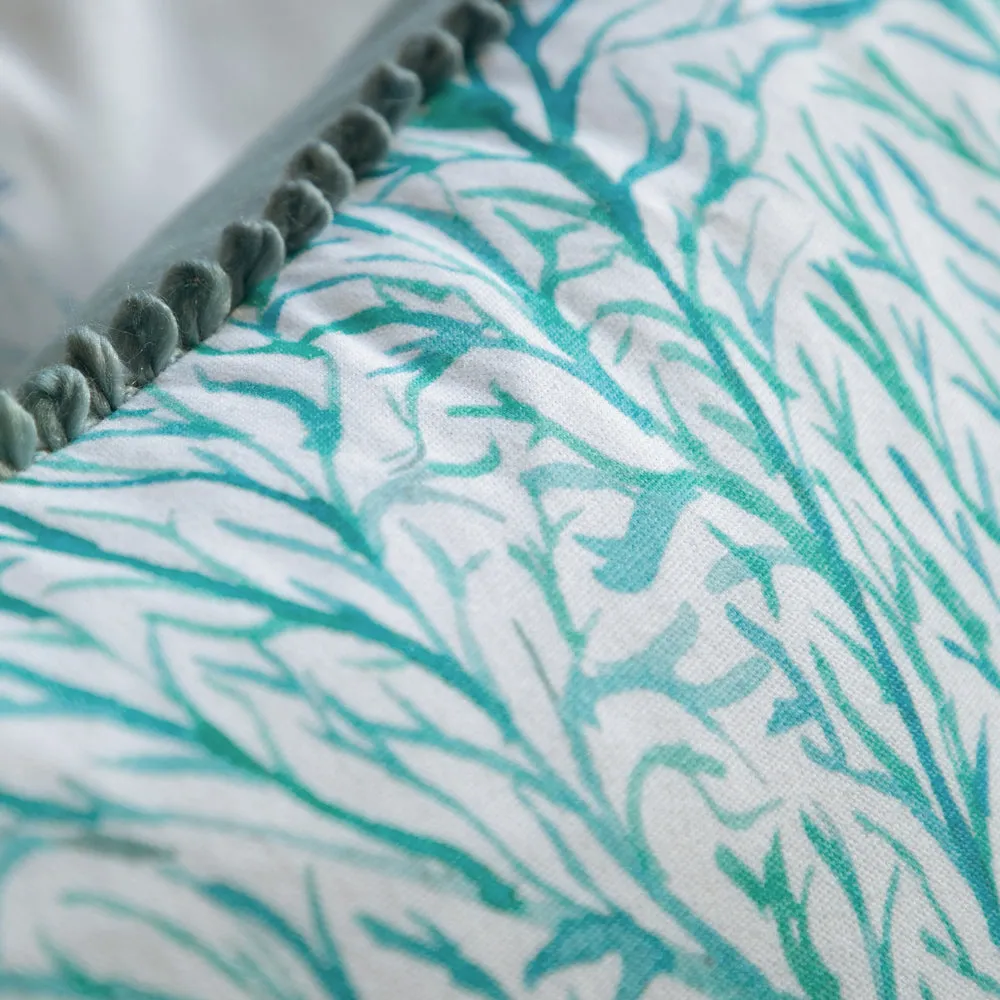 Coressa Printed Cushion Glacier