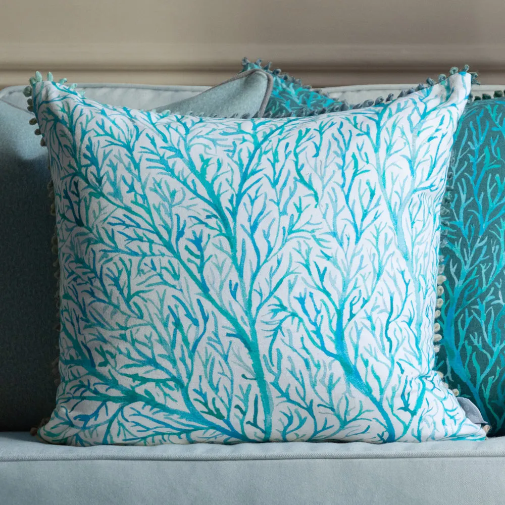 Coressa Printed Cushion Glacier