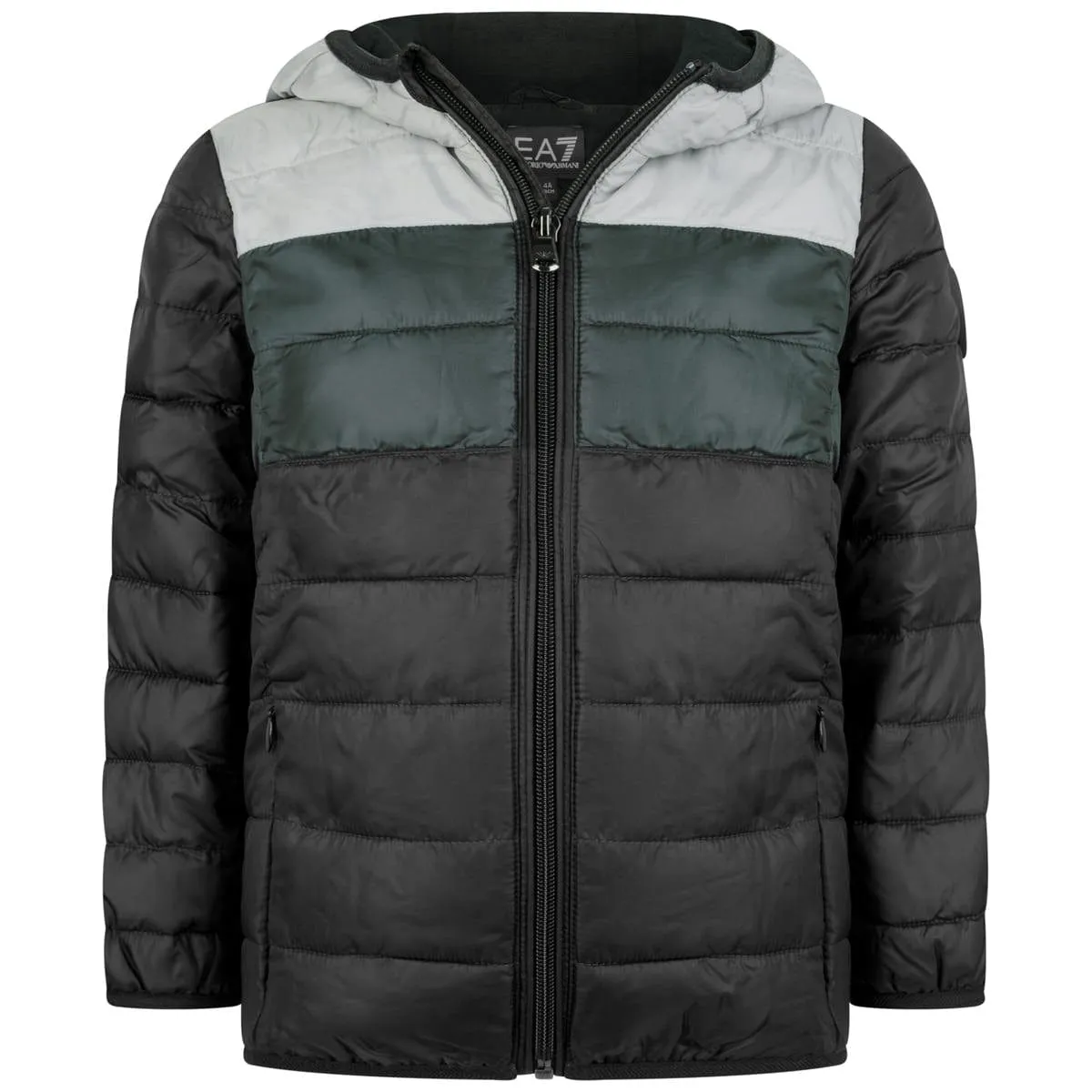 EA7 Emporio Armani Boys & Grey Padded Jacket