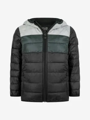 EA7 Emporio Armani Boys & Grey Padded Jacket