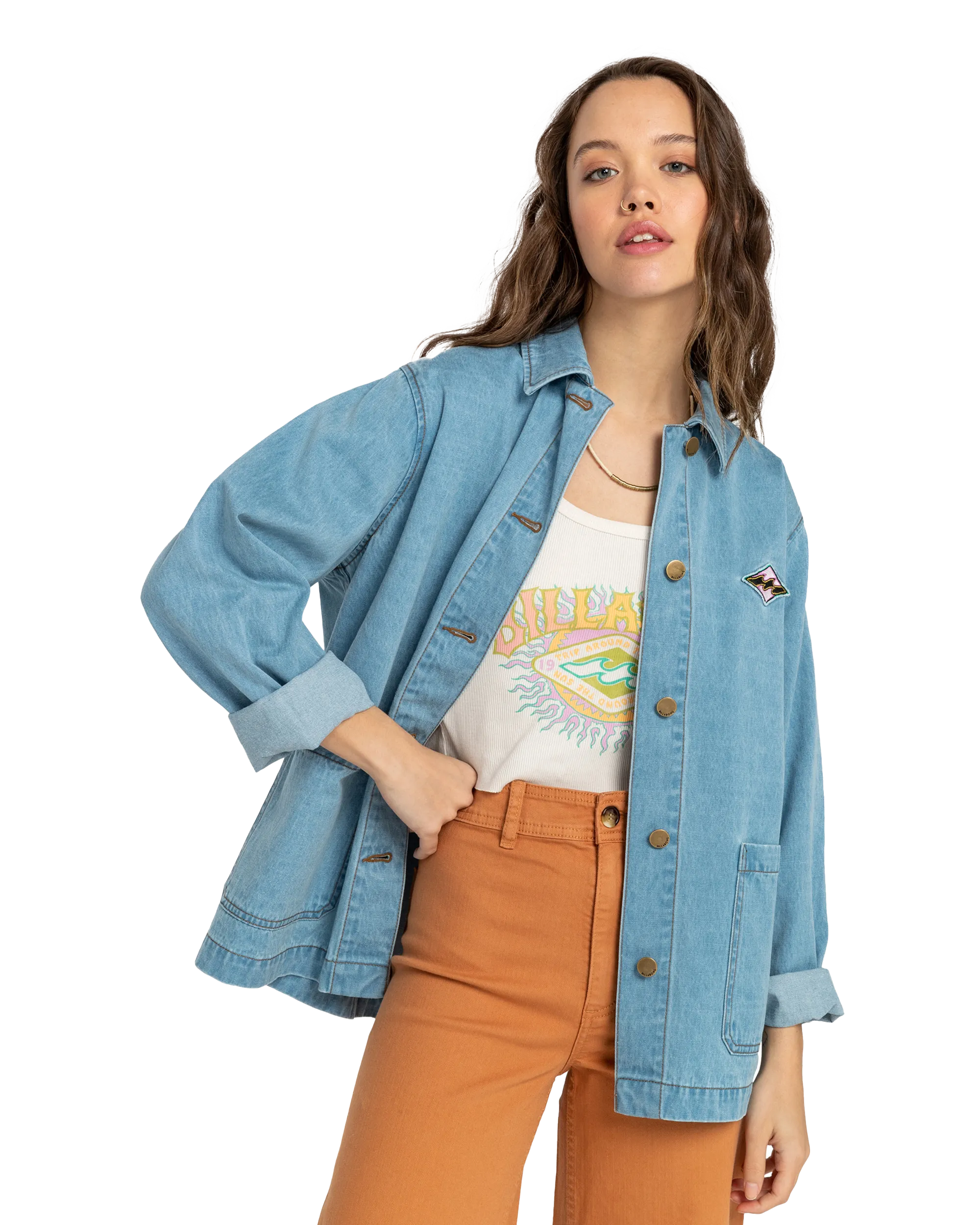 Endless Night Denim Jacket in Soft Indigo