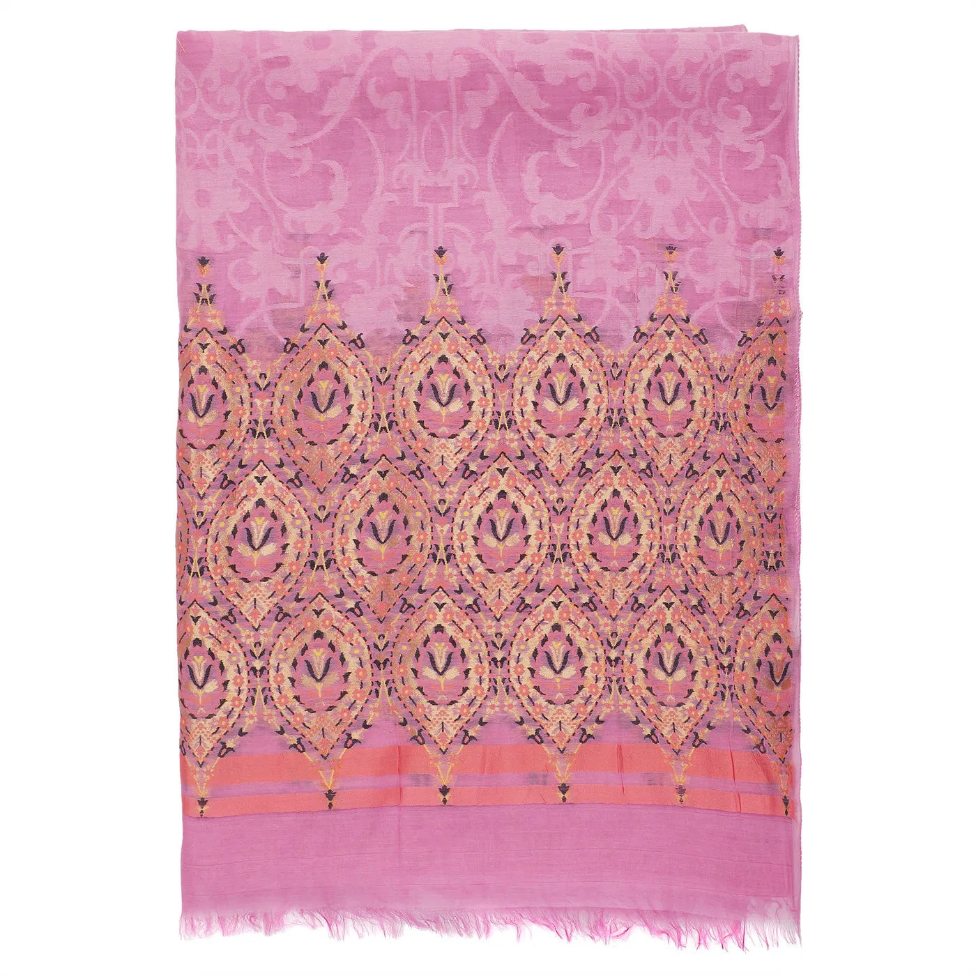 Mauve Jacquard Bamberg/Tencel Dupatta