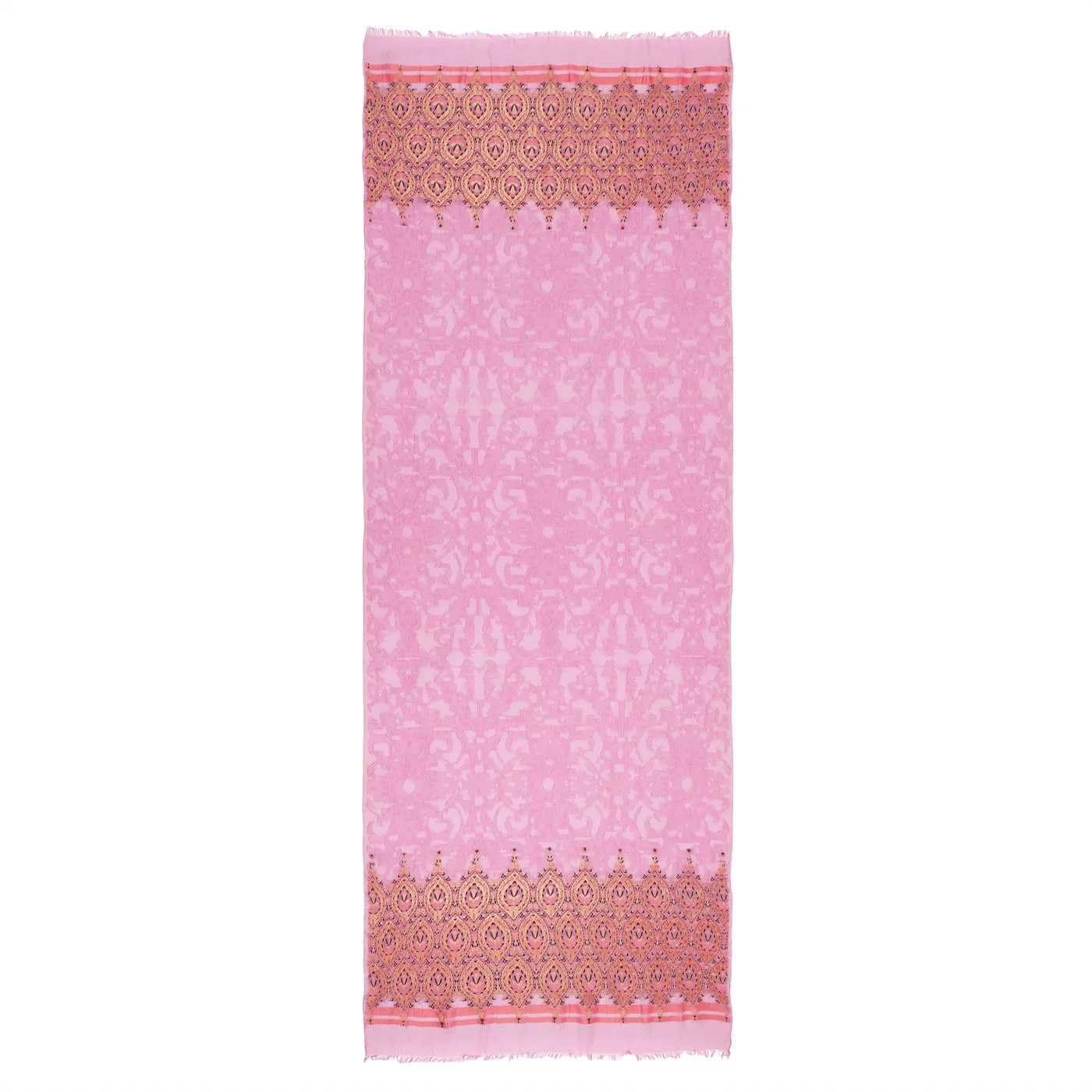 Mauve Jacquard Bamberg/Tencel Dupatta