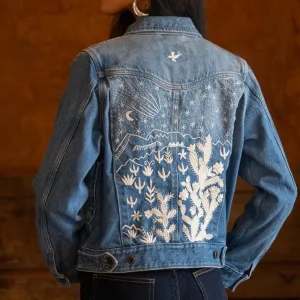Mi Golondrina Denim Trucker Jacket