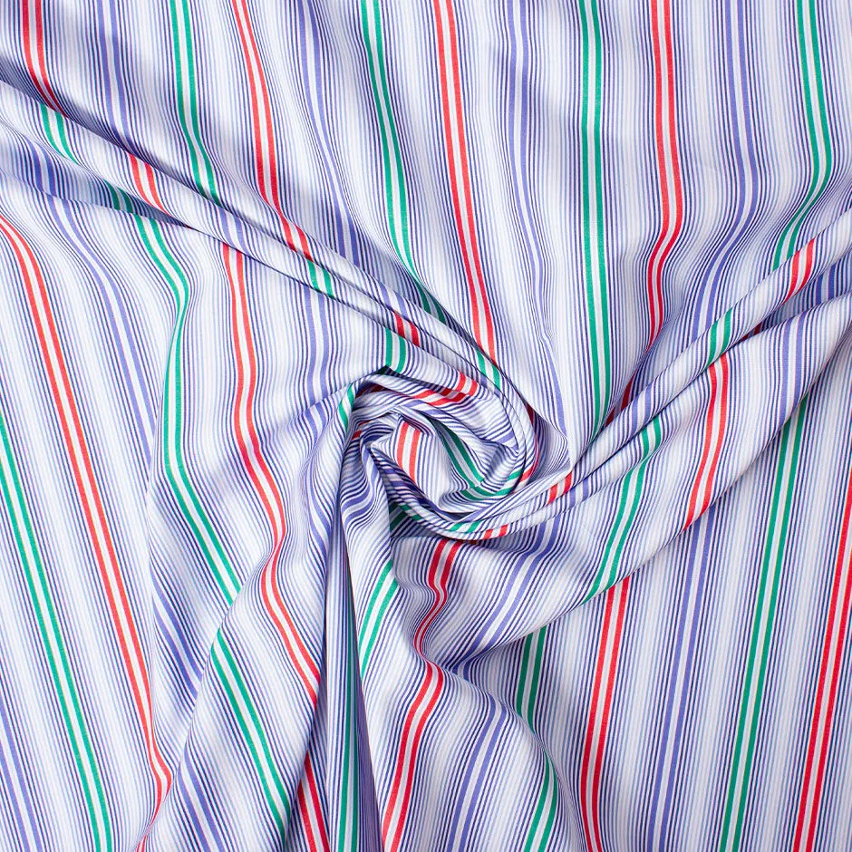 Multi Striped Pure Cotton Shirting