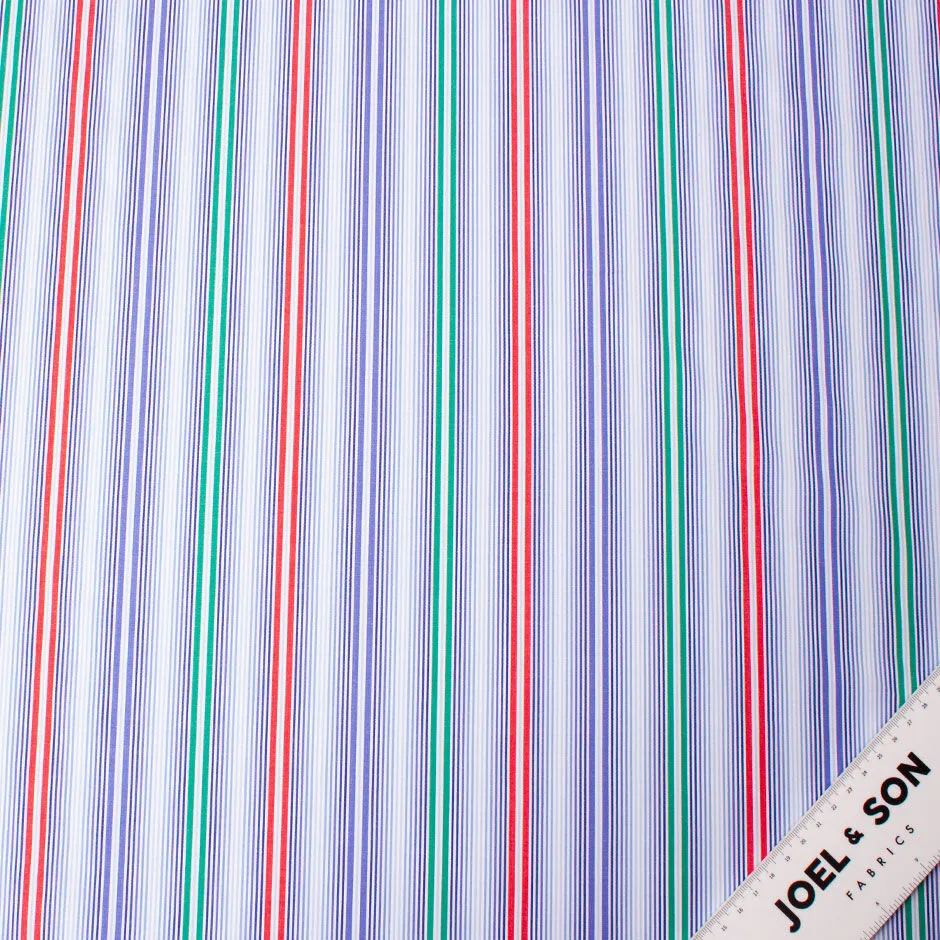 Multi Striped Pure Cotton Shirting