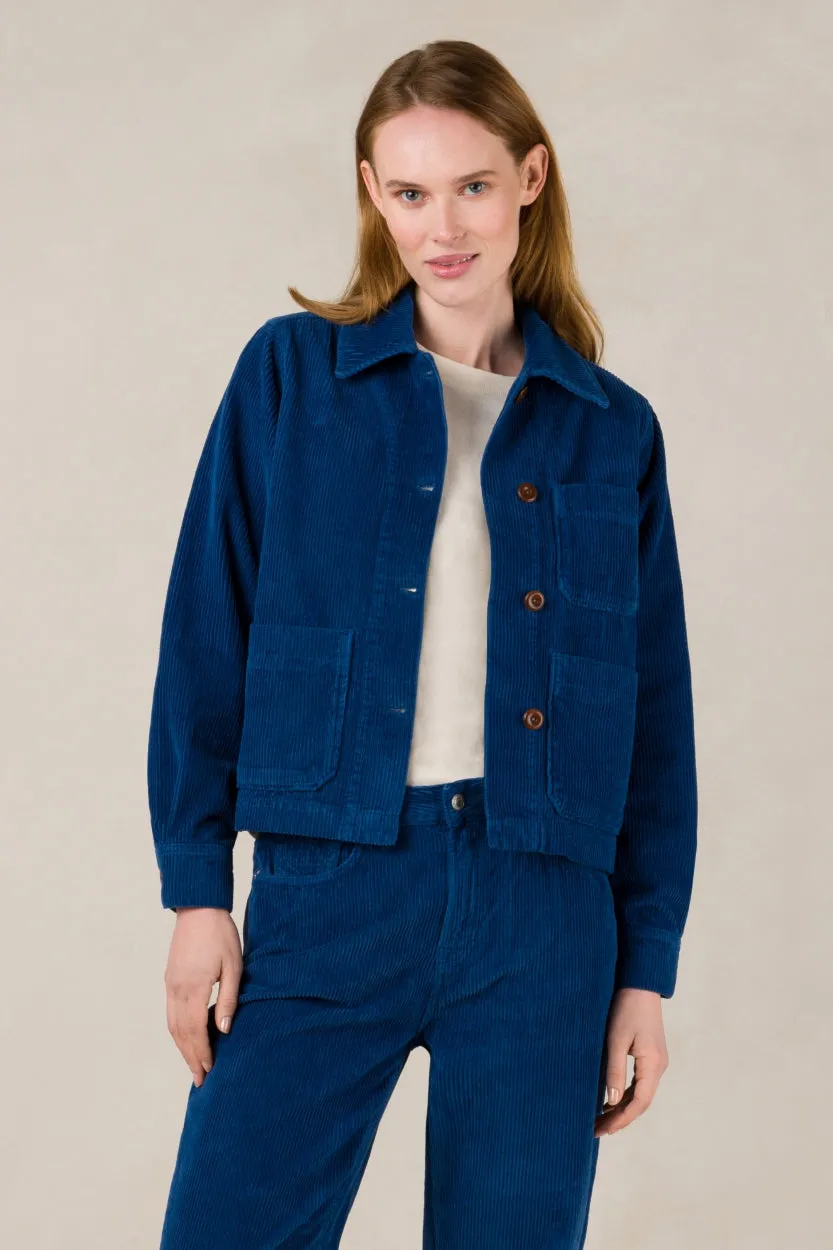 Navarre Corduroy Jacket | Electric Blue
