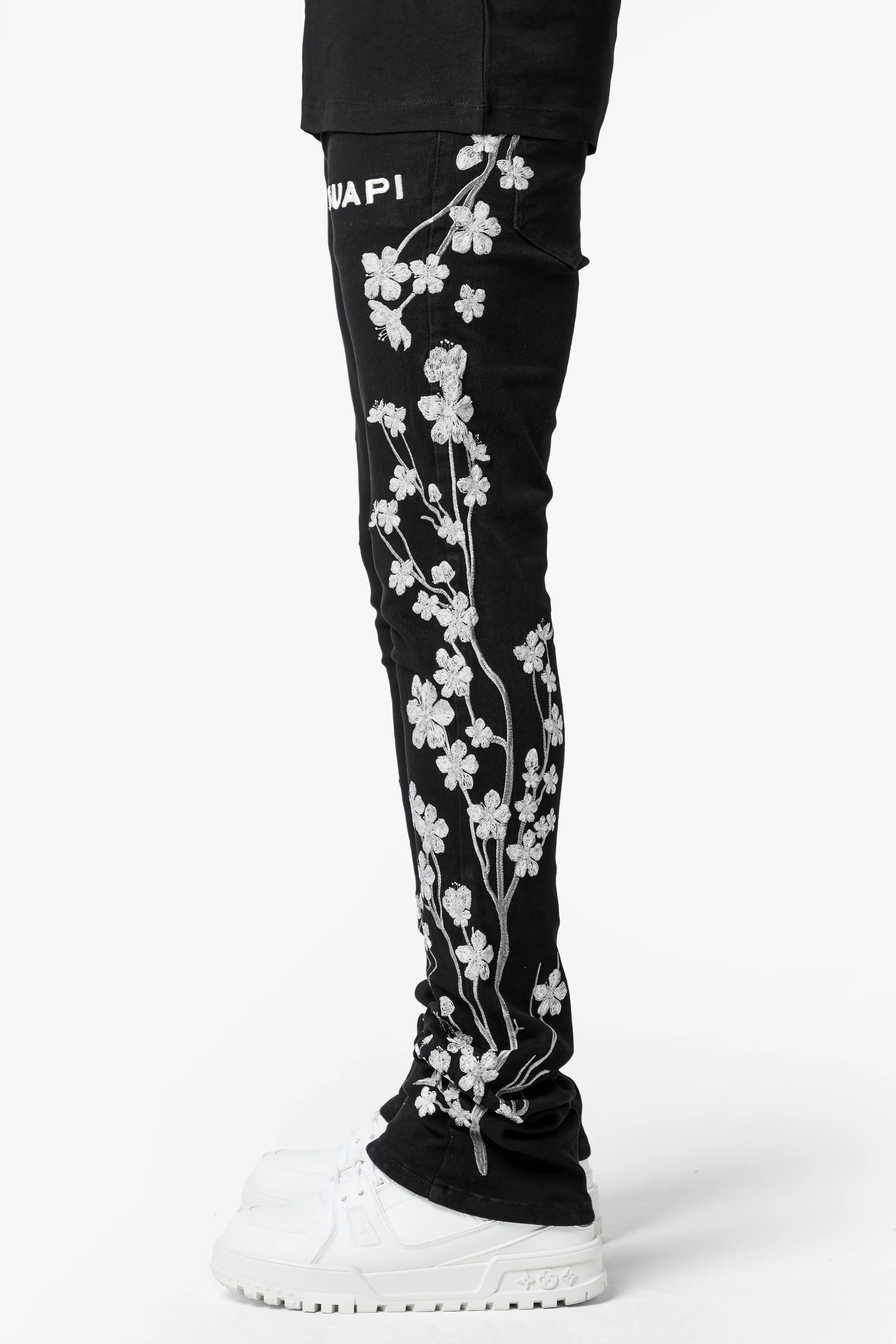 Obsidian Black Blossom Denim V2