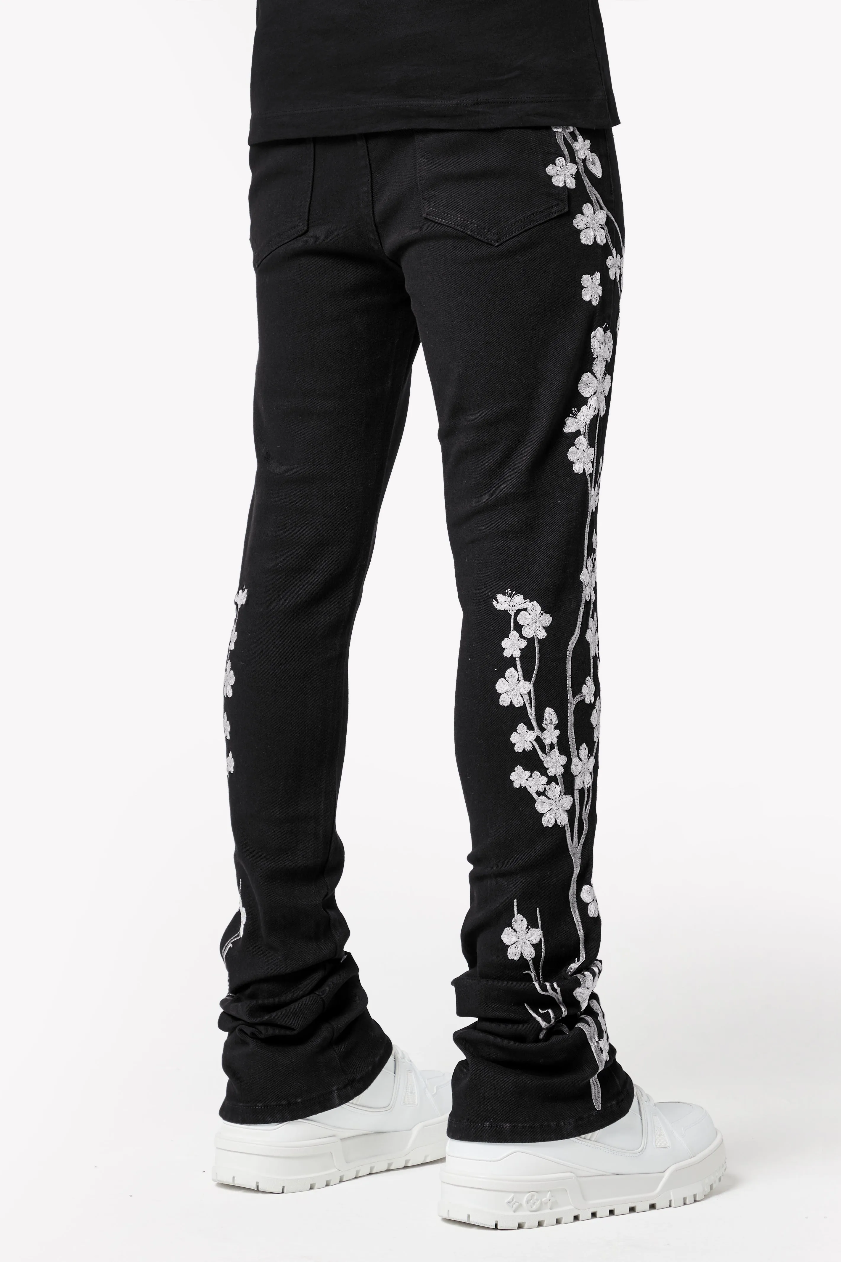 Obsidian Black Blossom Denim V2