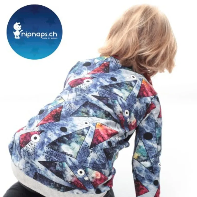 Organic French Terry - Acid Denim - Space