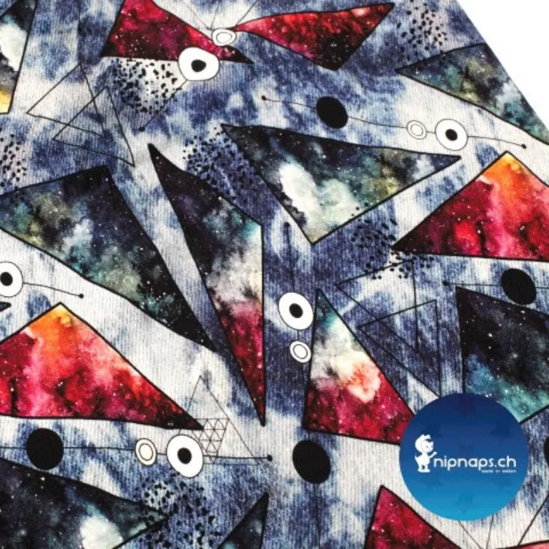 Organic French Terry - Acid Denim - Space