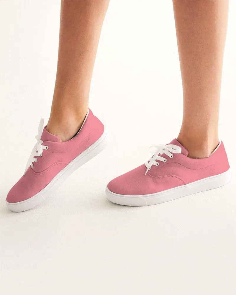 Pastel Pink Women's Canvas Sneakers | Women's | Bright Pastel Pink | C0M60Y30K0