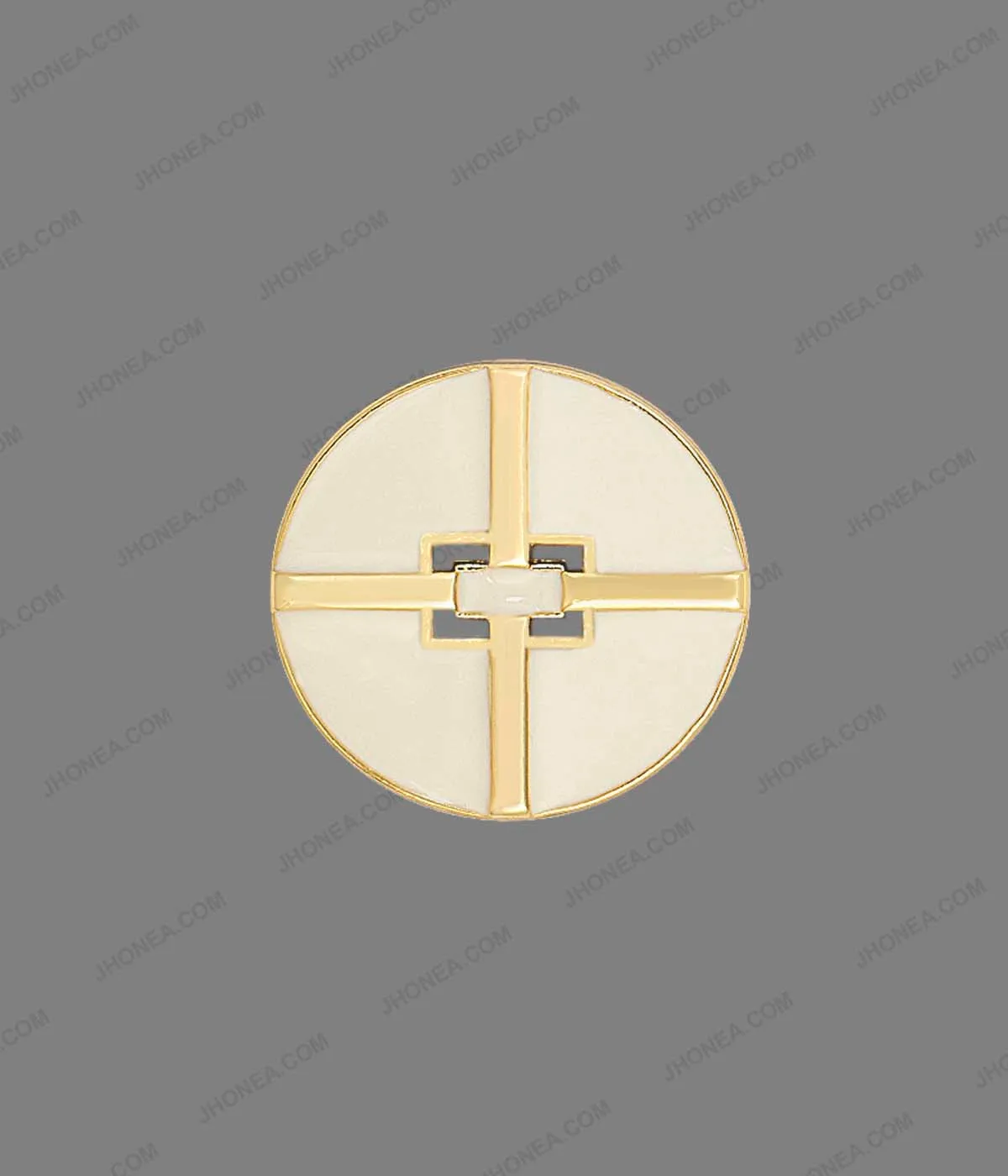 Premium Black & White Western Style Metal Buttons for Women