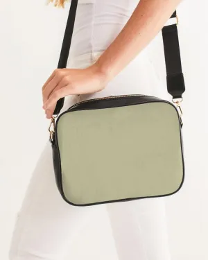 Shaded Pale Pastel Yellow Gray Crossbody Bag | C0M0Y30K30