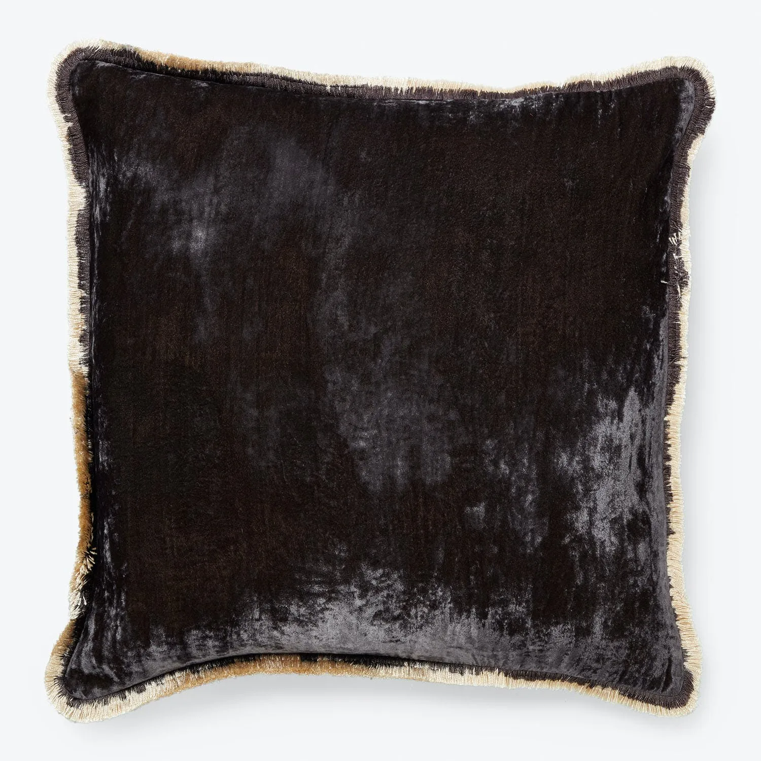 Silk Velvet Fringe Pillow