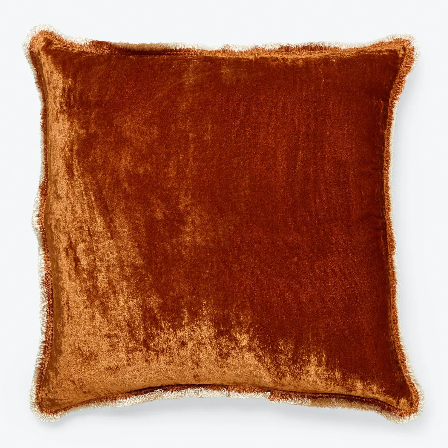 Silk Velvet Fringe Pillow