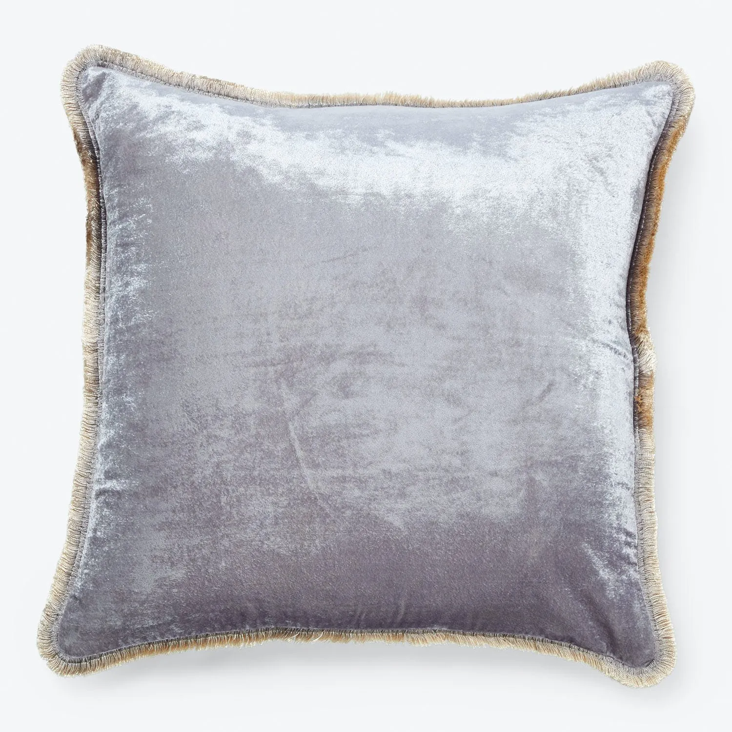 Silk Velvet Fringe Pillow