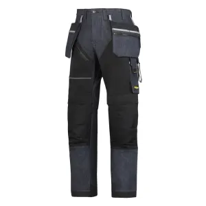 Snickers 6204 RuffWork Denim, Work Trousers  Holster Pockets