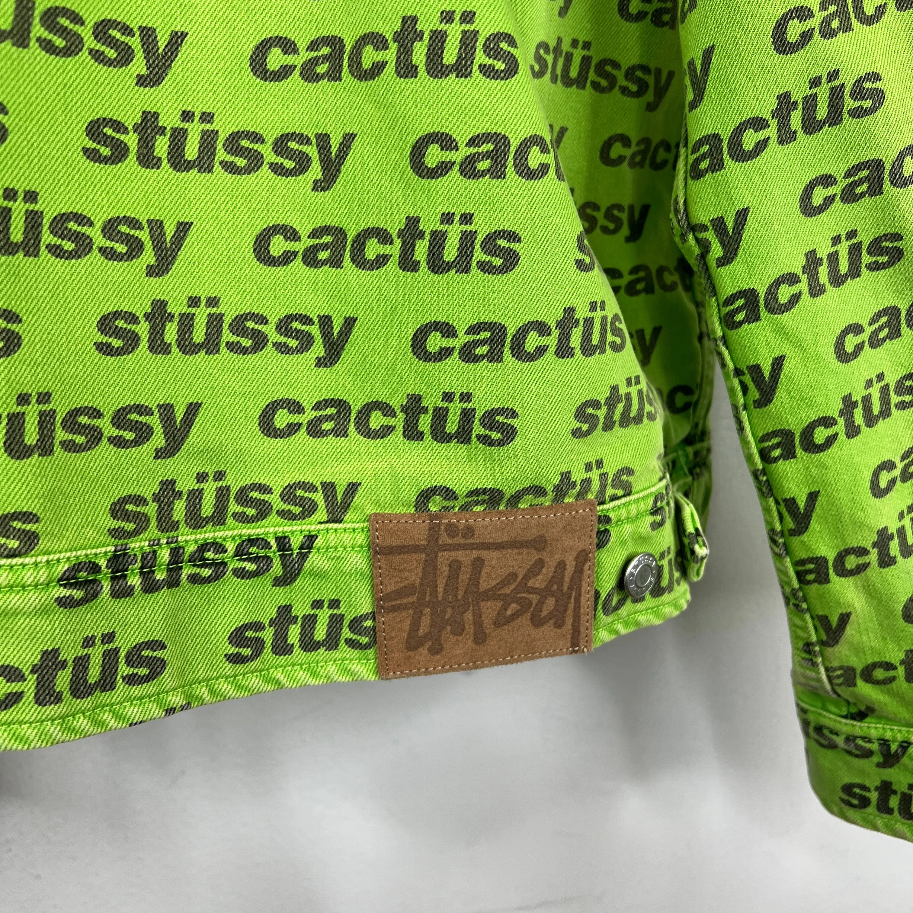 Stussy x CPFM Green Denim Jacket