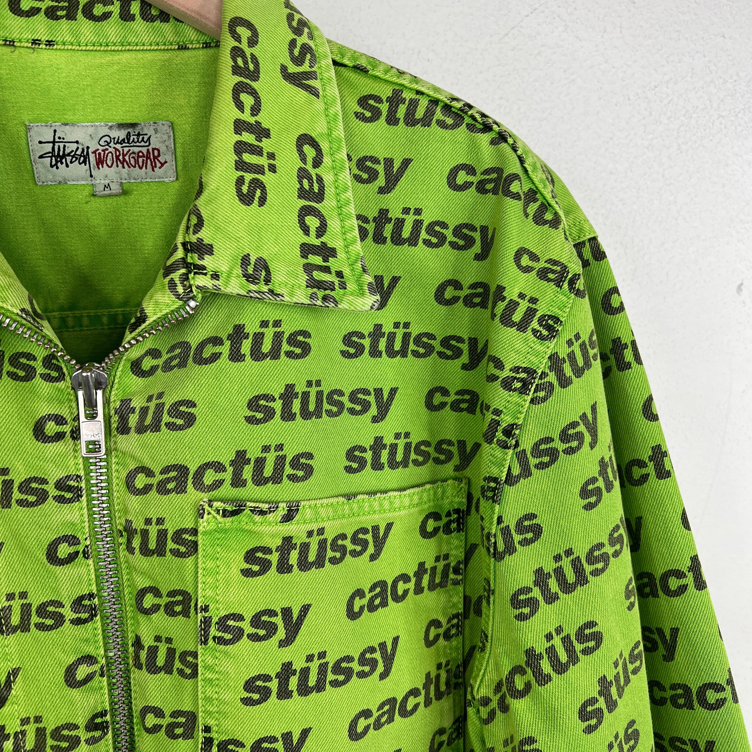 Stussy x CPFM Green Denim Jacket