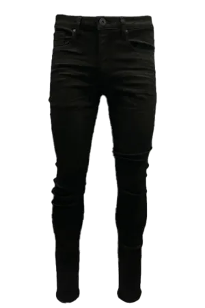 Vialli Black Aberto Skinny Flex Jeans