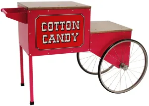 Winco Benchmark 30090 Cotton Candy Machine Cart Trolley Red | Denson CFE