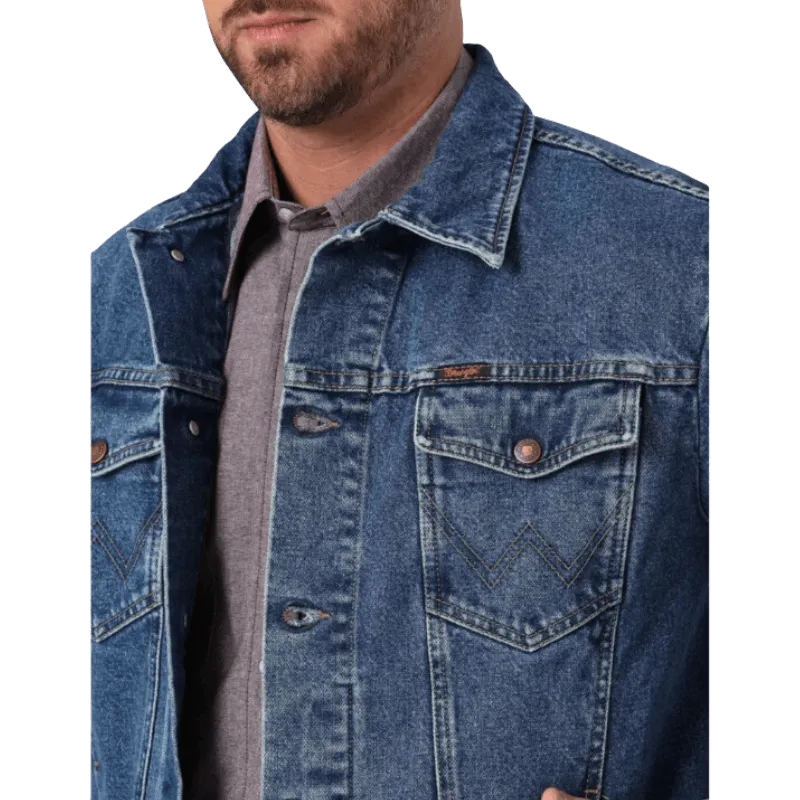 Wrangler Men's Cowboy Cut Unlined Stonewashed Denim Jacket 112335728