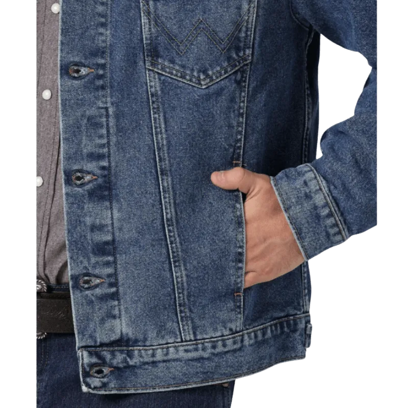 Wrangler Men's Cowboy Cut Unlined Stonewashed Denim Jacket 112335728