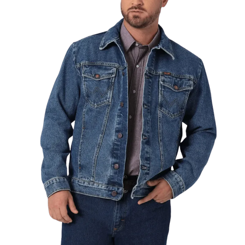 Wrangler Men's Cowboy Cut Unlined Stonewashed Denim Jacket 112335728