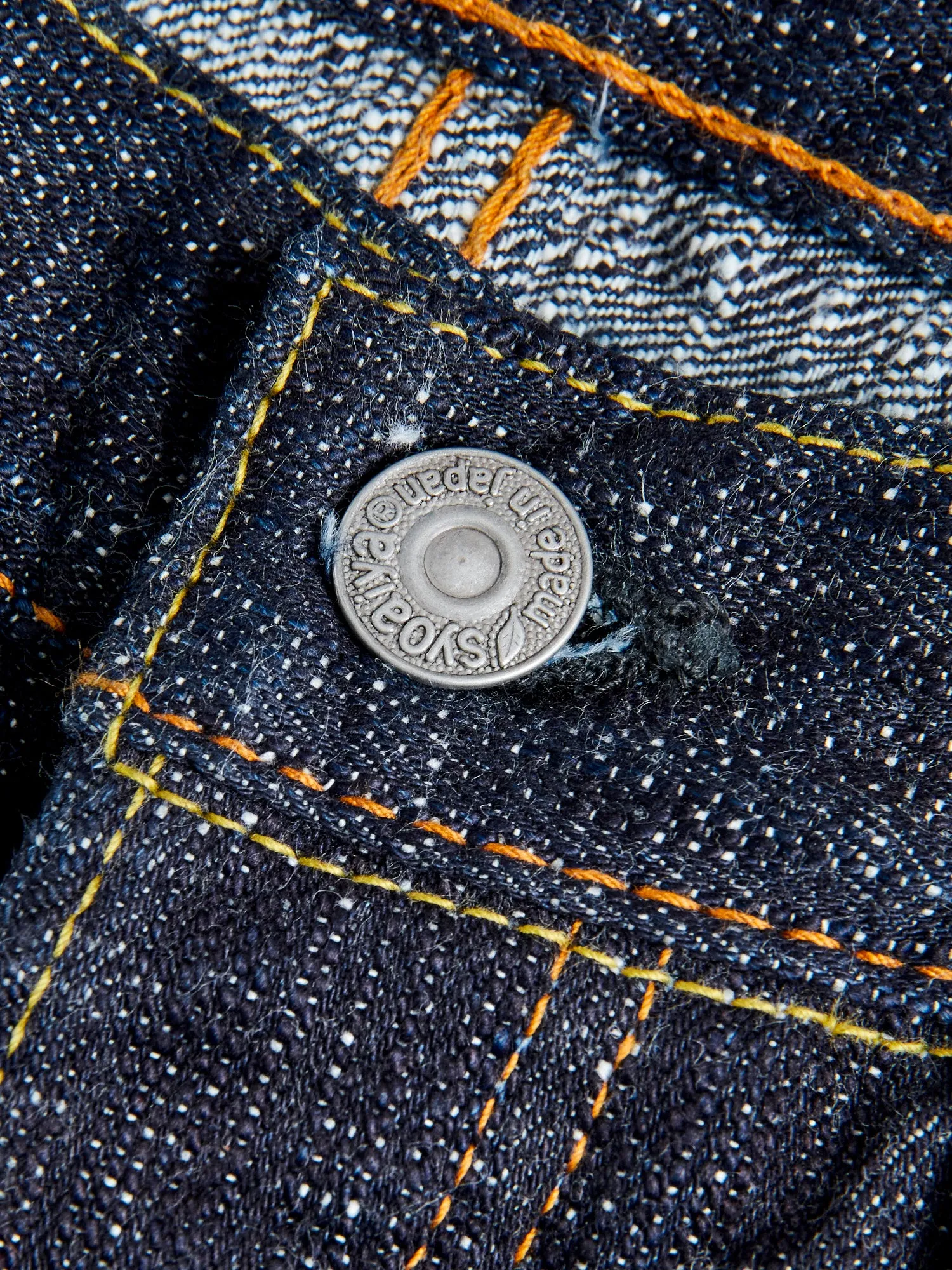 WSB-013 "Double Slub" 16oz Rinsed Selvedge Denim - Slim Tapered Fit