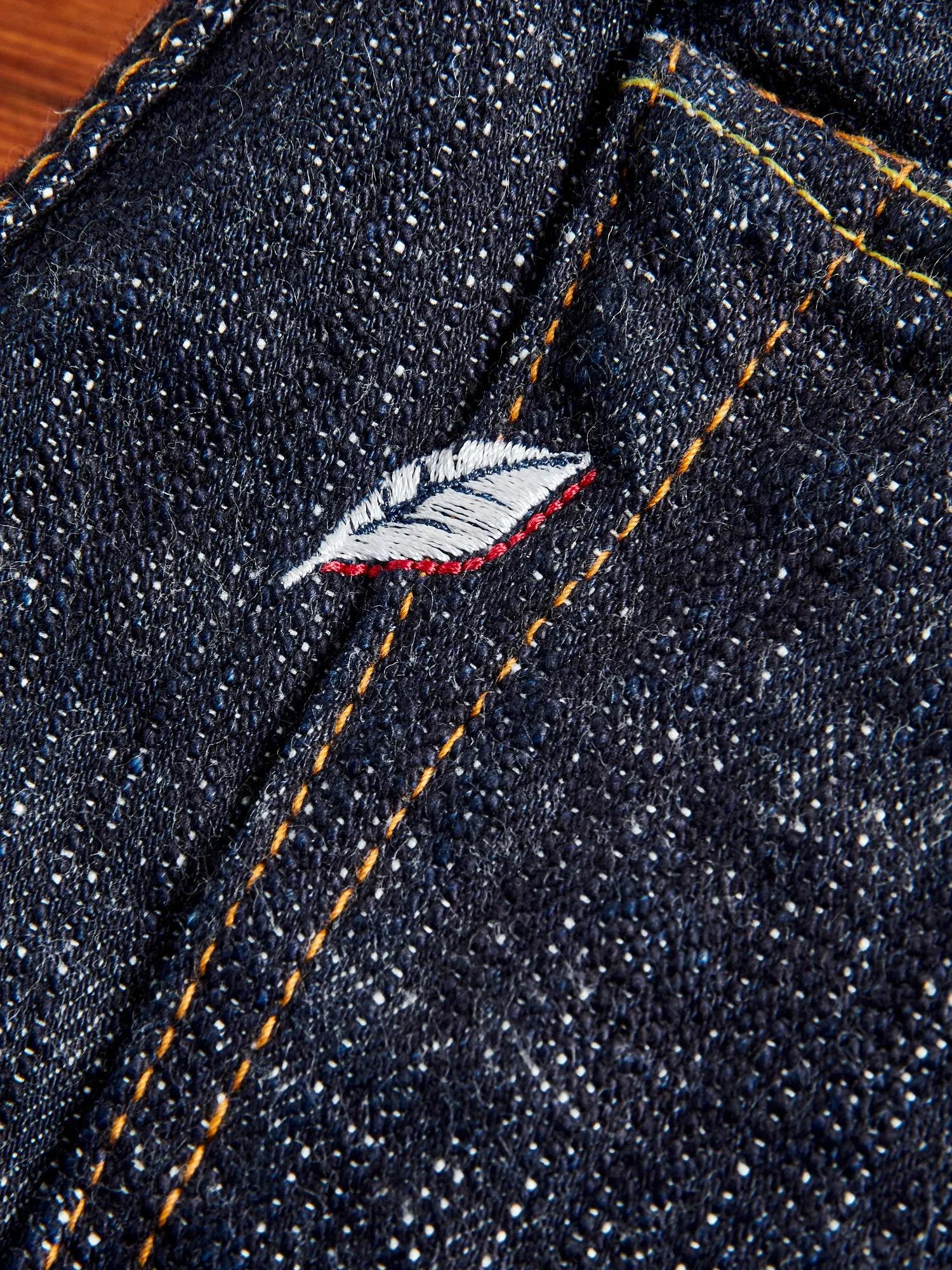 WSB-013 "Double Slub" 16oz Rinsed Selvedge Denim - Slim Tapered Fit