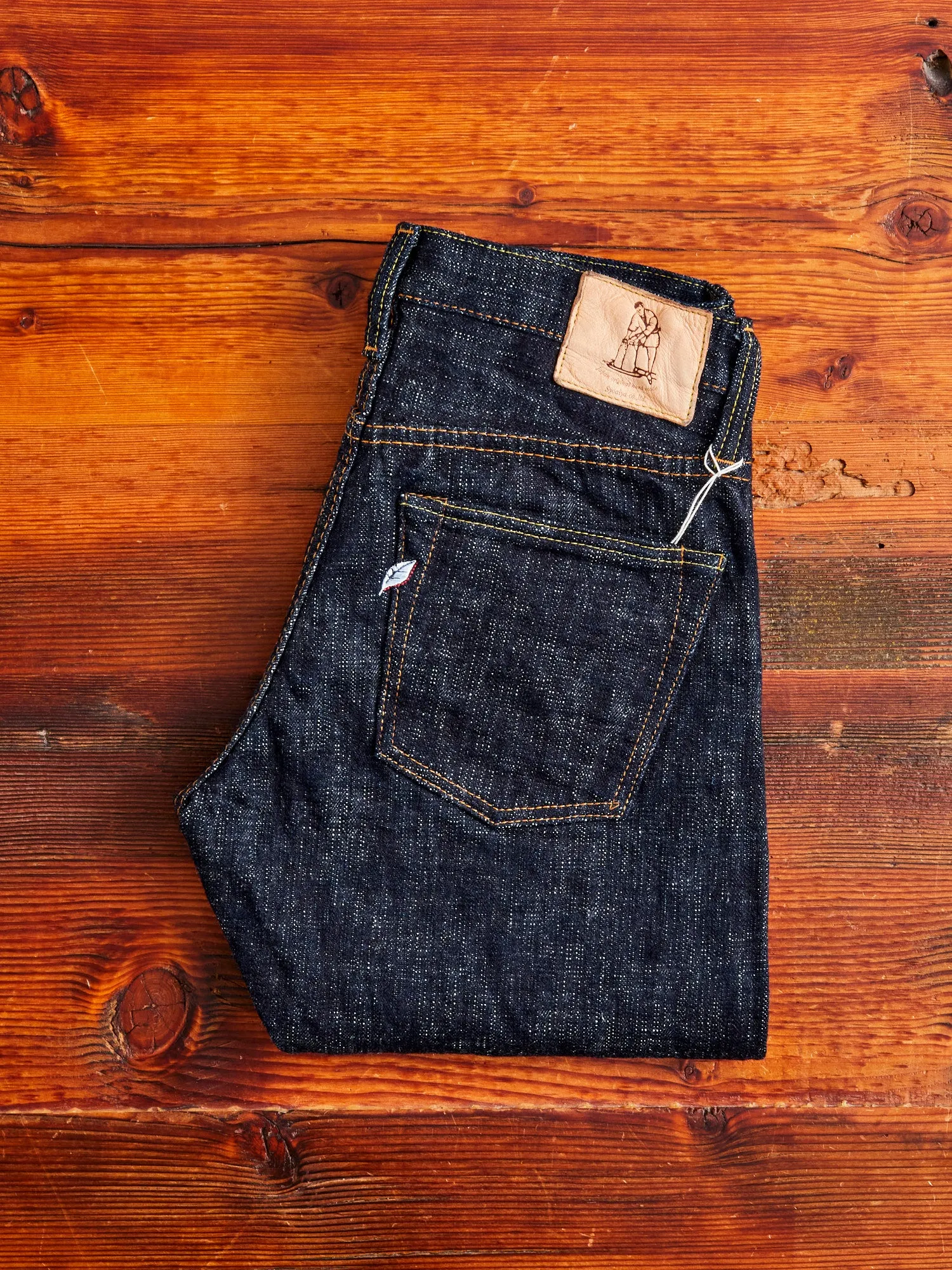 WSB-013 "Double Slub" 16oz Rinsed Selvedge Denim - Slim Tapered Fit