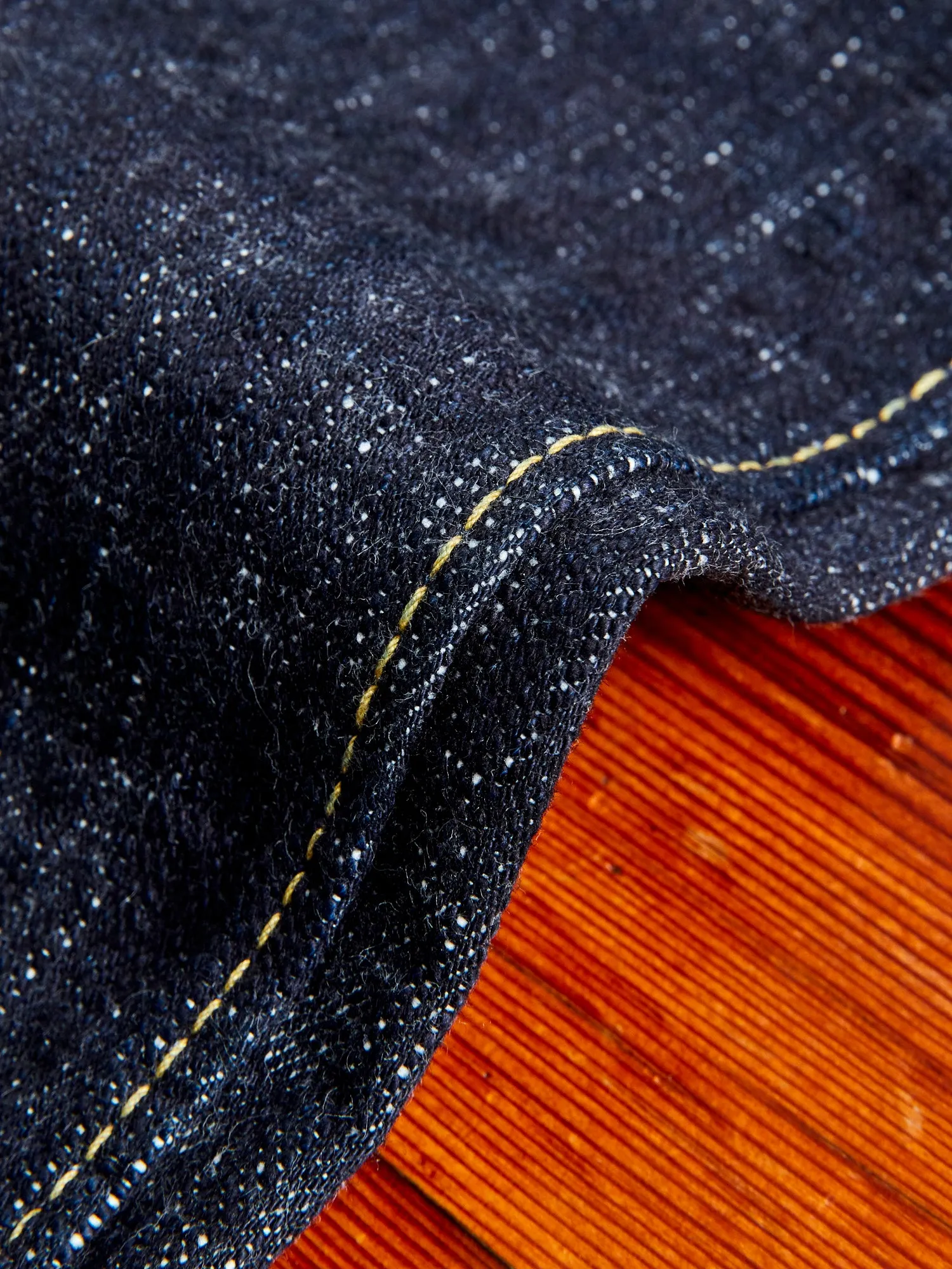 WSB-013 "Double Slub" 16oz Rinsed Selvedge Denim - Slim Tapered Fit