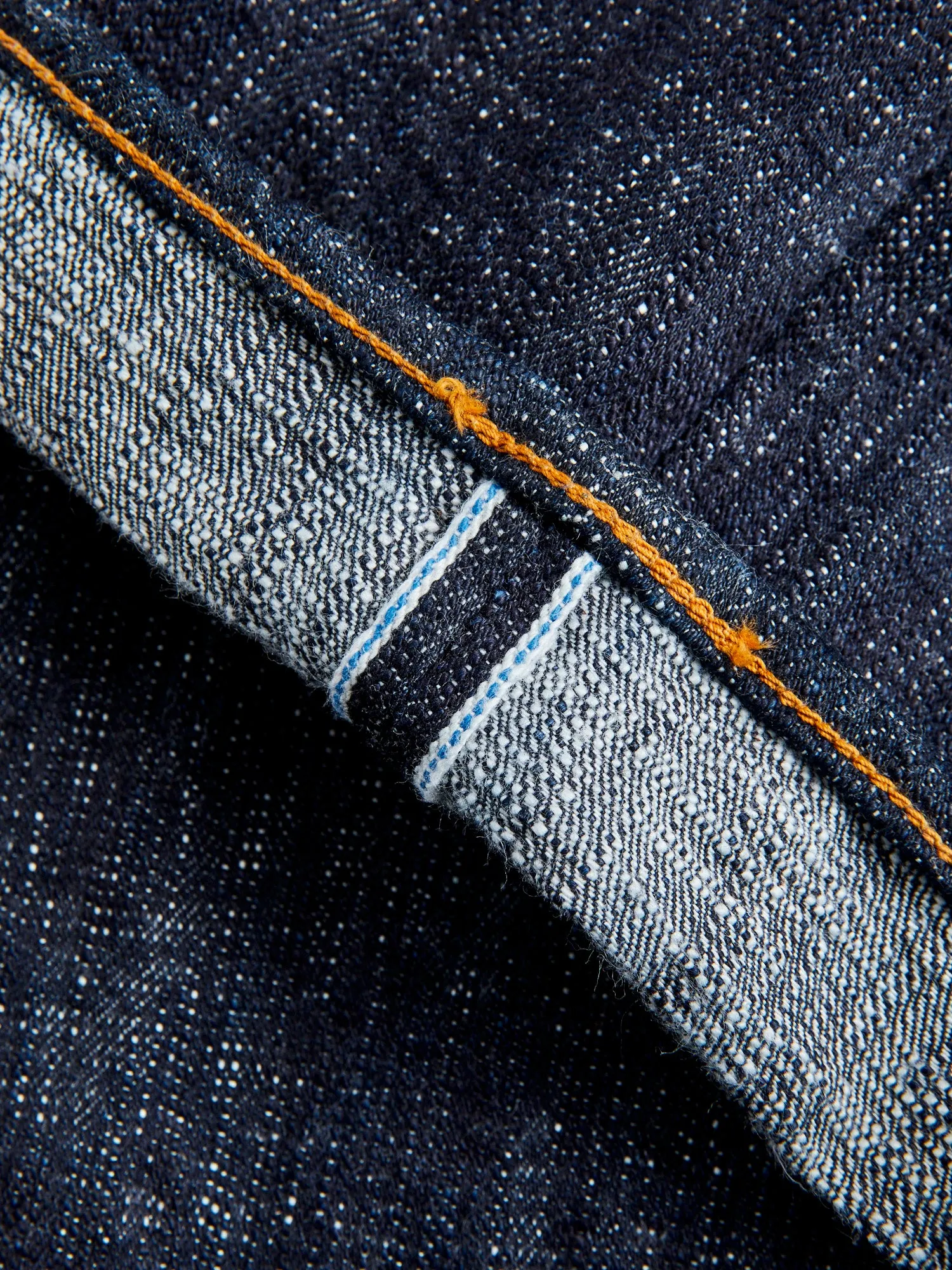WSB-013 "Double Slub" 16oz Rinsed Selvedge Denim - Slim Tapered Fit