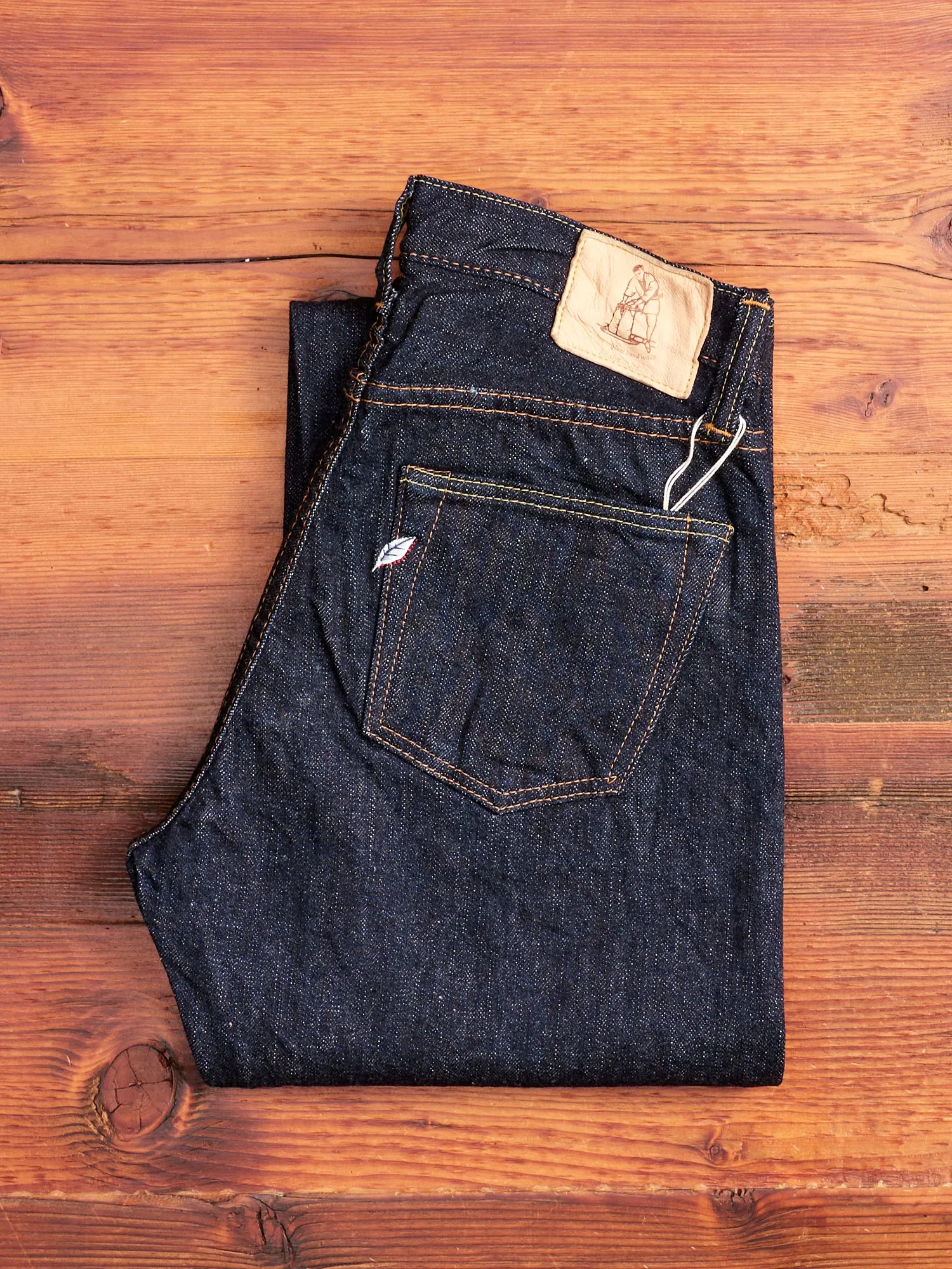 XX-003 14oz Rinsed Selvedge Denim - Regular Straight Fit
